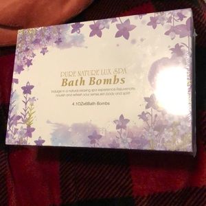 pure nature lux spa bath bomb set of 6